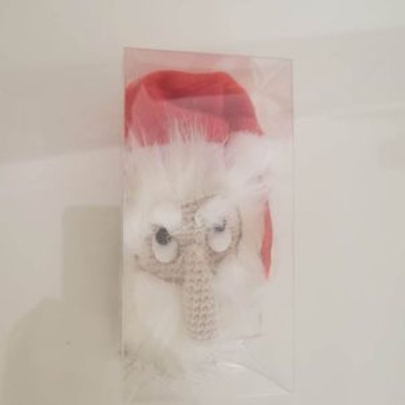 New in box Santa Claus head ornament handmade - Picture 4 of 4